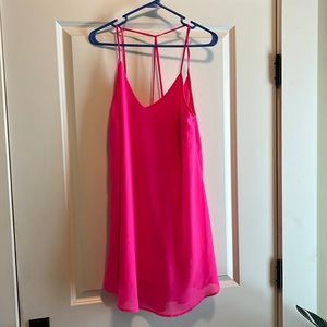 PINK IS IN! Fun and Flirty chiffon dress